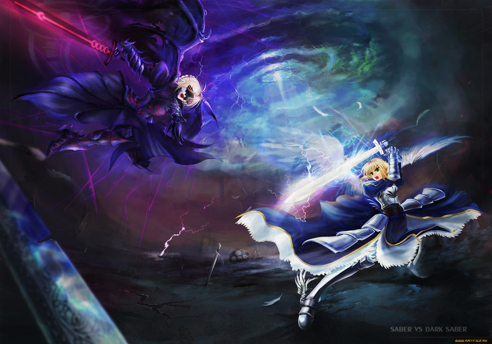 , fate, stay, night, saber, alter